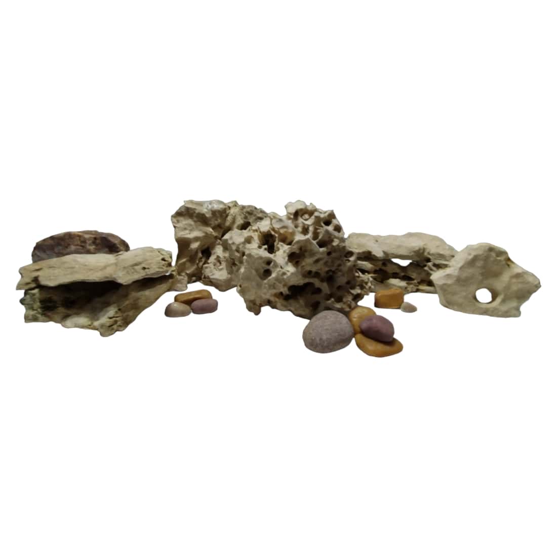A 2 foot Aquarium Rock setup on display