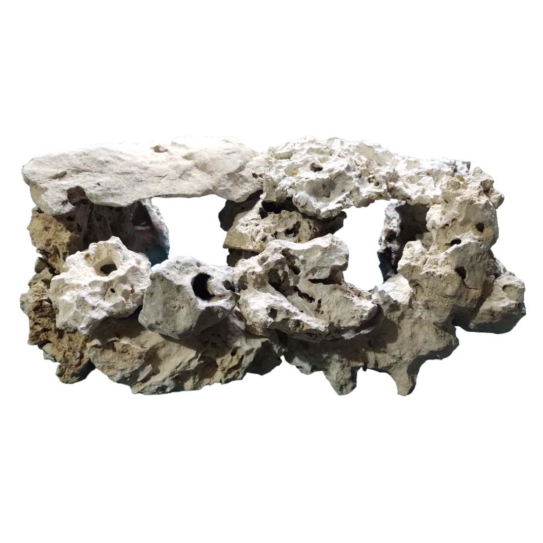 A double cave made from Aquarium Rocks on display