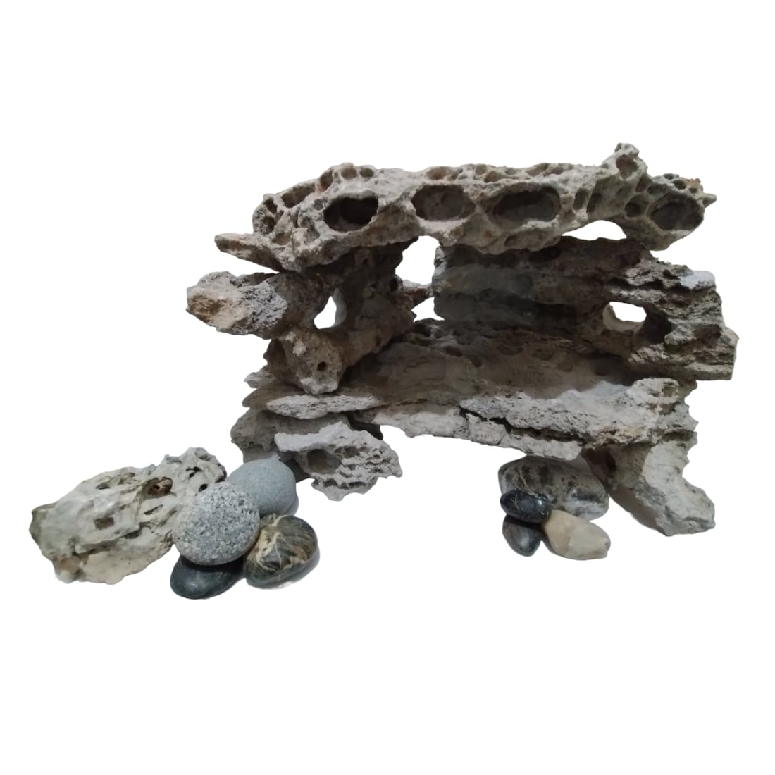 A large display of Aquarium Lace Rock