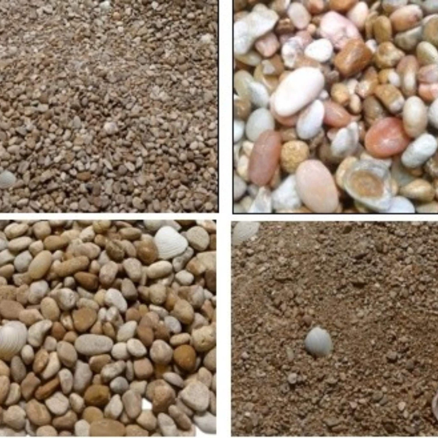 A display of some substrates for sale at Limestone Holey Rock