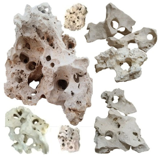 An 80 lb. kit of Texas Holey Rocks with an extra-large, 18" centerpiece.