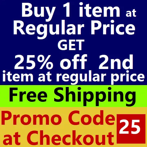 Promotional text overlay with discount offer on a multicolored background