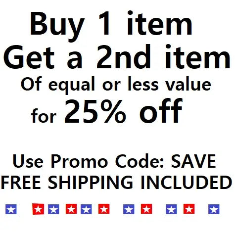 Promotional text offering a discount on purchases with a 25% off coupon and free shipping included.