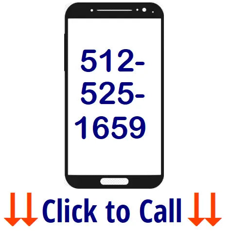 Phone screen with phone numbers and 'Click to Call' text on a white background