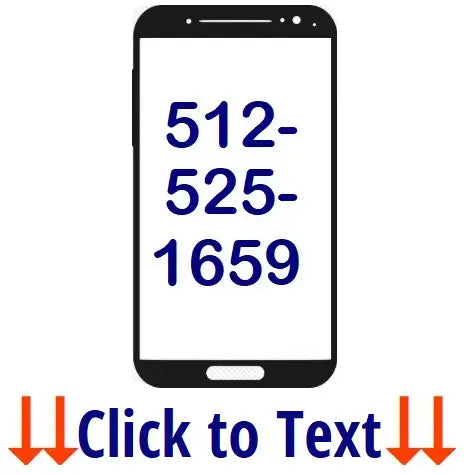 A phone image with words click to text.