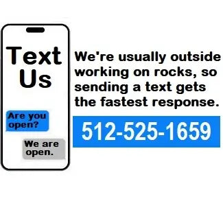 Phone case with text and contact information on a white background